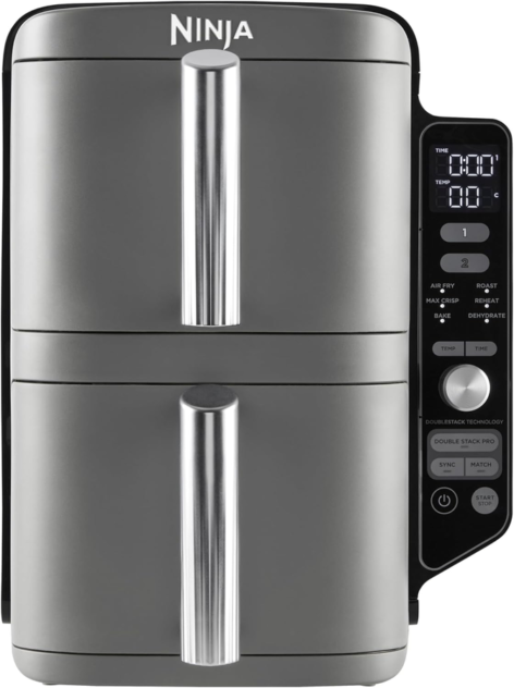Cestas interiores Ninja Double Stack - freidora de aire moderna