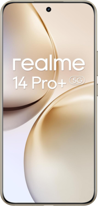 Xiaomi, Realme 14 Pro+ 5G Smartphone blanco con cámara periscópica Sony y diseño que cambia de color