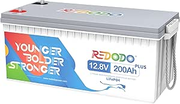 Energía Solar: Cómo los Paneles Solares Pueden Transformar tu Hogar y Reducir tus Costos Energéticos 2 Batería de Litio Redodo 12V 200Ah LiFePO4 - Imagen propiedad de Amazon