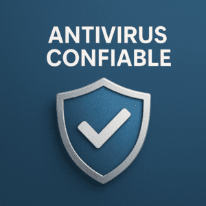 Protección digital y antivirus - Imagen creada con IA Ilustración representativa de protección digital y seguridad informática