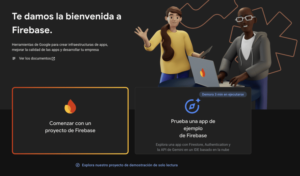 Cómo Google Firebase Studio Revoluciona el Desarrollo de Apps con Inteligencia Artificial 1 Captura google fire