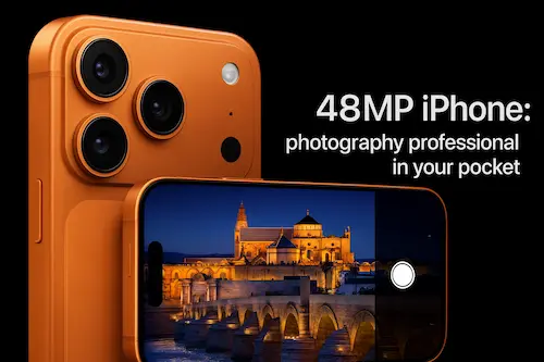 cámara 48MP iPhone