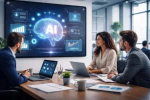 Implementación de IA en negocios para optimizar procesos internos y mejorar la eficiencia operativa