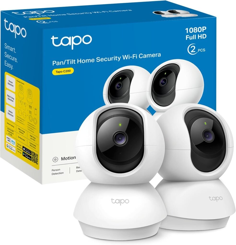 Cámara TP-Link Tapo C200 WiFi 1080p interior con giro 360 grados EZVIZ C6N y la Tapo C200