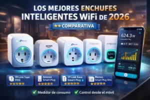 Enchufes inteligentes WiFi con medidor de consumo 2026